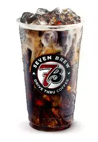 Chilled cold brew coffee served over ice with a bold, smooth flavor